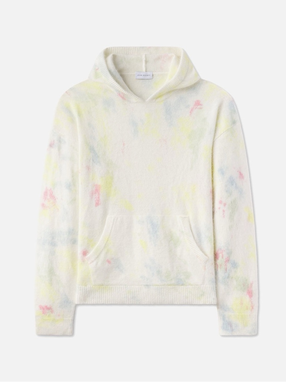 NWT John Elliott Angora Hoodie Tie Dye Multi Color Size Small Men’s Oversized